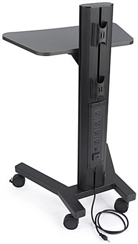 Height Adjustale Standing Mobile Laptop Cart