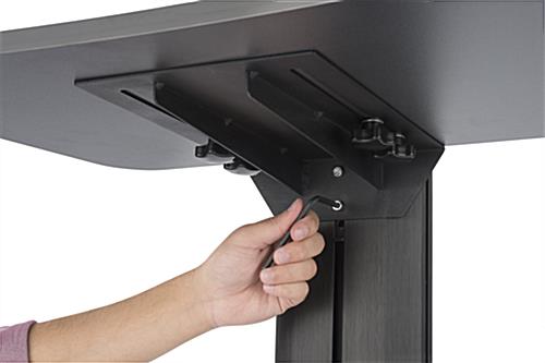 Adjustable Standing Mobile Laptop Cart
