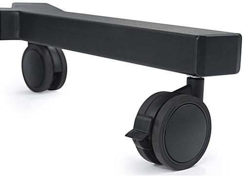 Standing Mobile Laptop Cart with Wheels