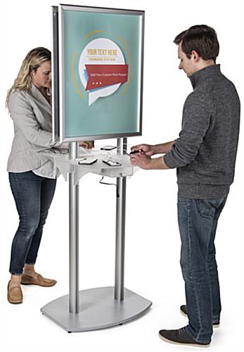 Poster Kiosk Charging Station for Airports