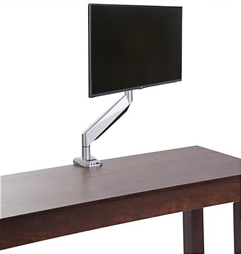 Single Monitor Arm in Use