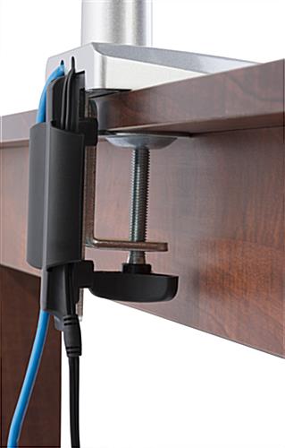 Single Monitor Arm Desk Clamp