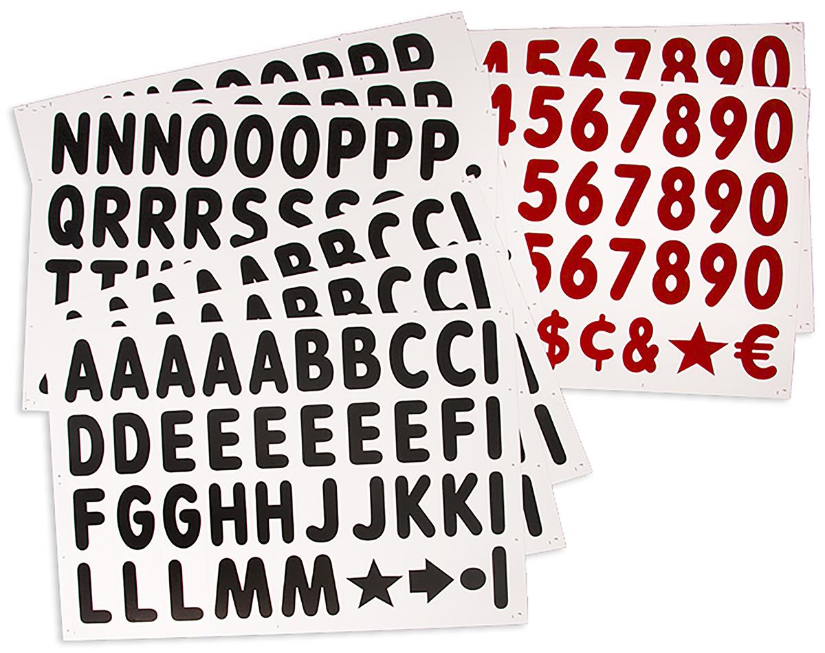 Details about   Letterboard Letters 1" White Project 62  113 pieces 