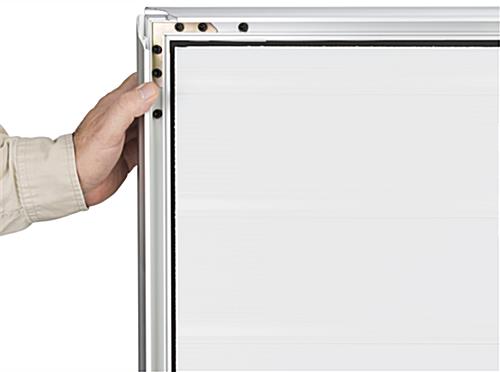 Portable Sign Board with Changeable Letters and Snap Open Frame