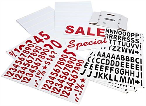 Portable Sign Board with Changeable Letters Kit Included