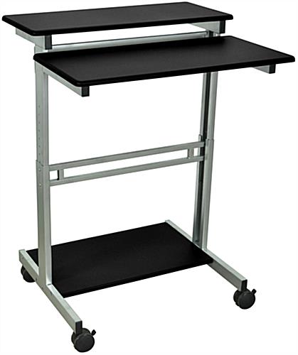 Steel Adjustable Sit Stand Workstation