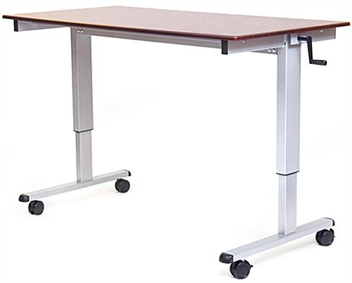 Crank Adjustable Desk | Sit or Stand Design