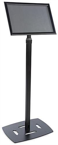 Black 11 x 17 Poster Frame Pedestal Rotates & Tilts