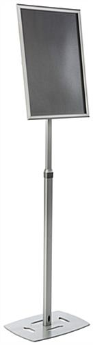 Silver 18 x 24 Poster Frame Pedestal Extends to 75.5"h