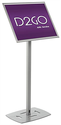 Silver 18 x 24 Poster Frame Pedestal Displays Signage