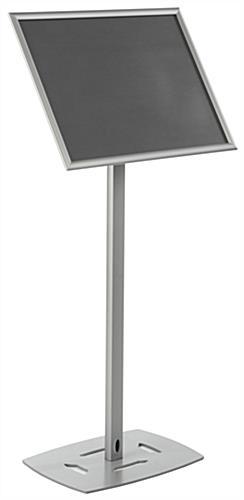 Silver 18 x 24 Poster Frame Pedestal - Landscape or Portrait