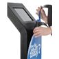 Easy to apply custom display kiosk graphics for 12.9 IPGRAND Series tablet stands