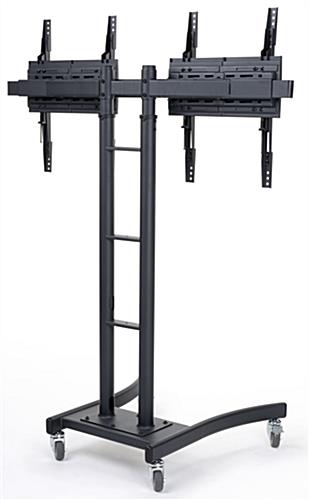 Dual Monitor Stand | Tilt & Width Adjusts that Fits 32"-65" Scr