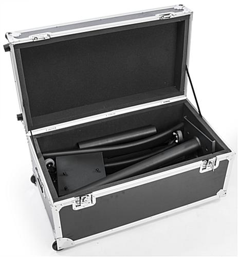 Black Portable TV Stand with Case