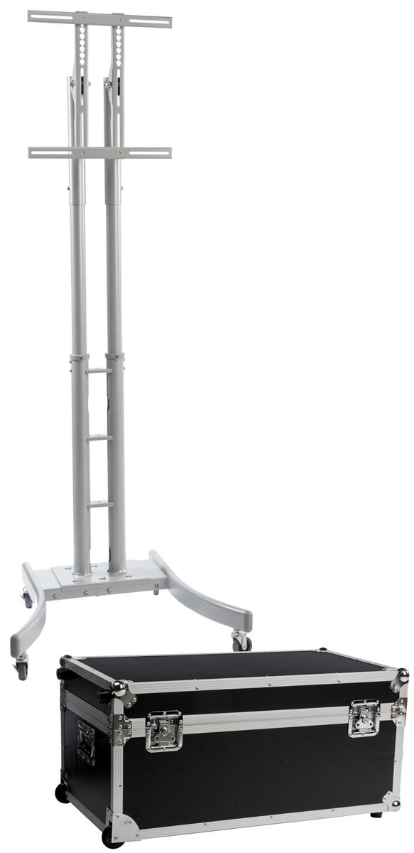 Portable TV Stand with Case Quick & Easy Assembly