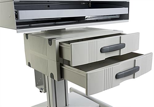 Medical Computer Trolley with 3 Drawers