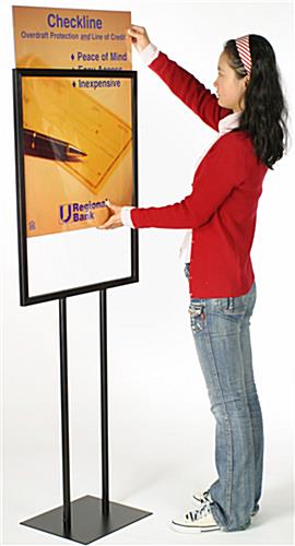Metal Stand: 22" x 28" Poster Holder