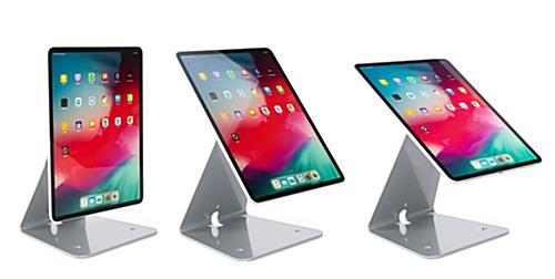 Magnetic tablet stand with rotating screen mount