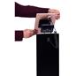 Magnetic tablet kiosk stand with anti-theft system