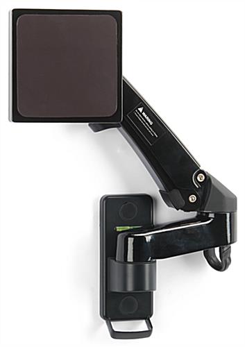 Articulating arm tablet mount with ergonomic design 