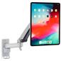 Articulating arm tablet mount with swiveling design