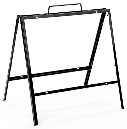 18" x 24" Real Estate Sign Frame, H-Frame Design, Double-Sided - Black