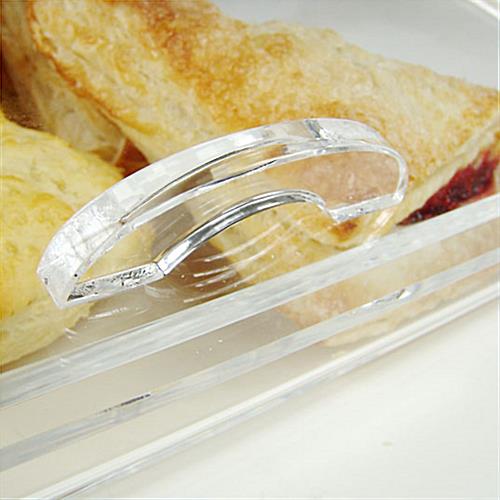 Acrylic Food Display With A Curved Lid