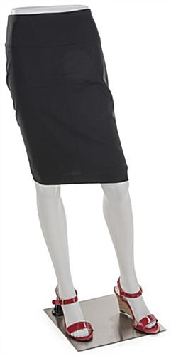 White Mannequin Leg Form | Lightweight for Easy Maneuvering