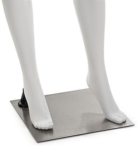White Mannequin Leg Form | Lightweight for Easy Maneuvering