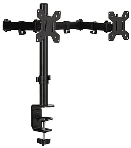 26.8 inch x 19.68 inch dual monitor articulating desk mount