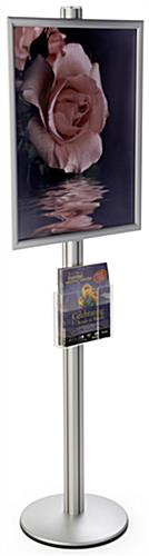 22x28 Snap Poster Frame with Acrylic Pocket, Silver Finish