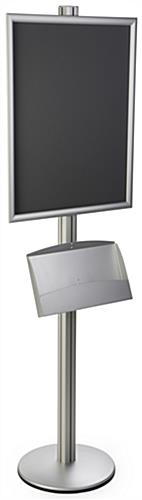 Aluminum 22x28 Dual Frame Stand with Pamphlet Pockets