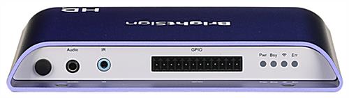 BrightSign 4K digital signage player with microSD slot