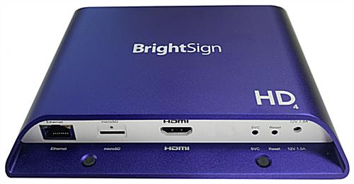 BrightSign 4K digital signage player with HDMI connection