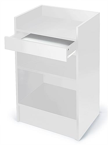 Solid White Register Stand
