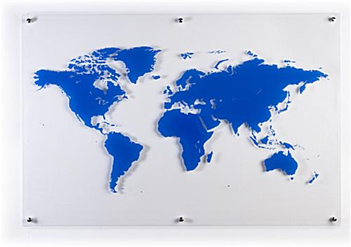 Coated surface dry erase whiteboard with custom graphics