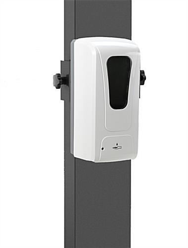 Automatic sanitizer dispenser for navigator series stands is touch-free