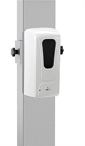 Automatic hand sanitizing station for navigator iPad stand is static-free