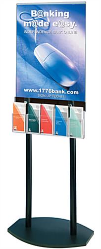 Black Acrylic Sign Stand