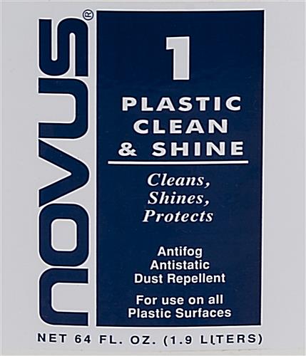 NOVUS acrylic cleaning solution with greaseless lustrous shine
