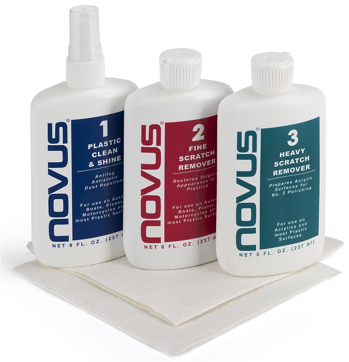 thumbnail image 2 of Novus #1 Plastic Polish & Cleaner - 64oz Jugs - Pack Of 4 - HRP Chemicals 2 of 2