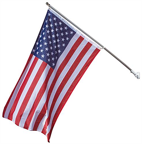 American Flag and Pole Set | 60” Long Mounting Rod