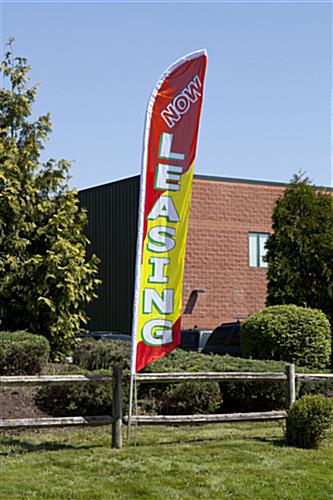 now leasing flags