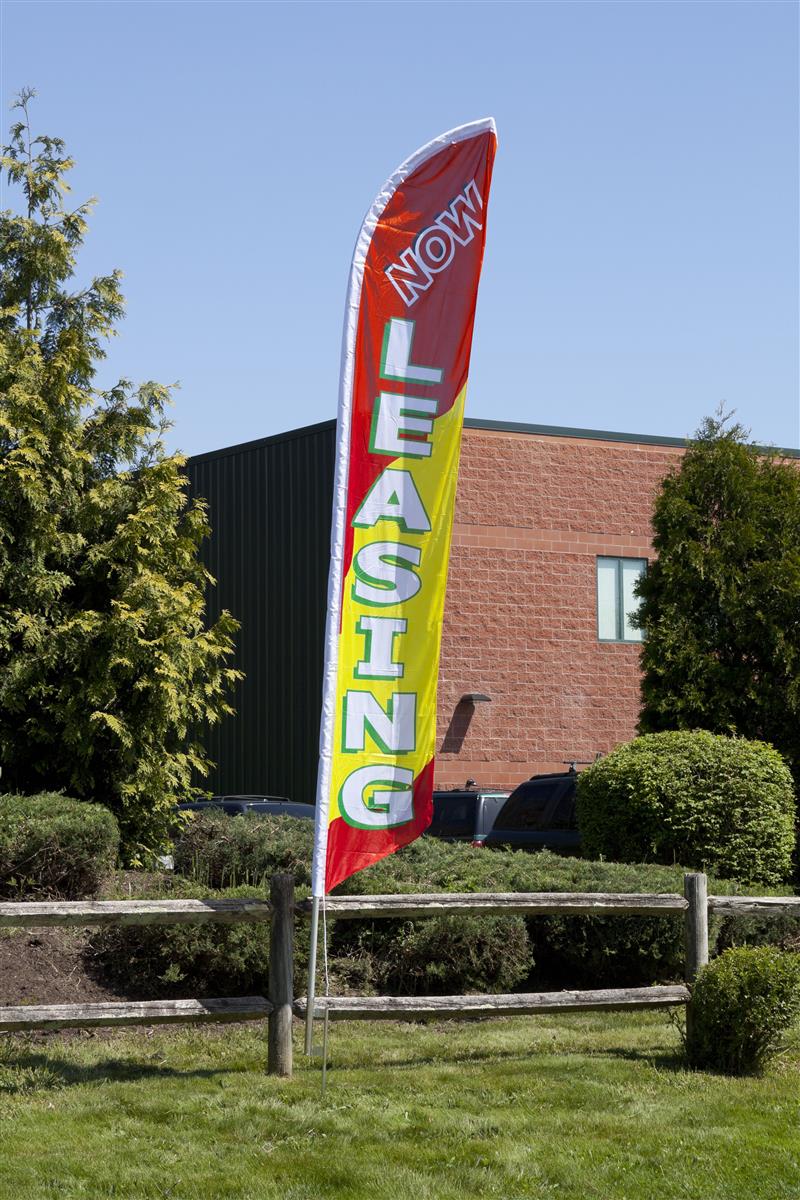 NOW LEASING Flag 3x5 Real Estate Rental Banner Advertising Pennant Business Sign 