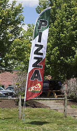 Outdoor Pizza Flag