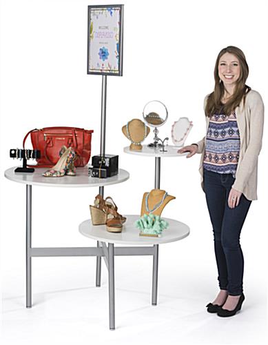Modern Display Table with Ample Product Space