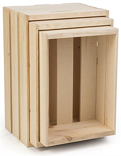 Retail Display Crates for Boutiques