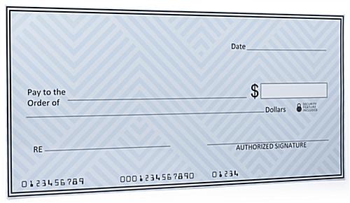 Giant Custom Novelty Check | Personalized UV Printed Graphics