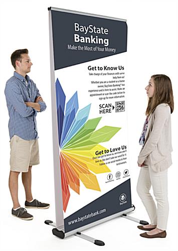 Outdoor Retractable Banner Stand | Double-Sided Graphics