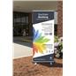 Vinyl replacement graphic for ODRBN3979 compatible with outdoor banner stand